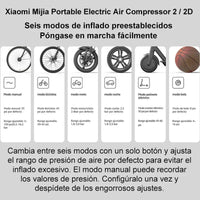Gonfleur de Pneus Électrique Portable Xiaomi Compresseur d'Air 2 avec Écran Numérique et 6 Modes
