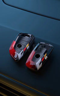 Coque de Clé BMW Look Carbone ABS Série 1 3 5 7 X1 X3 X4 X5 X6 G20 G30 Forme A ou B