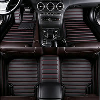 Tapis de Sol Renault Clio 5 2019-2026 Cuir Surpiqué Sur Mesure Jeu de 3 Pièces 33 Coloris