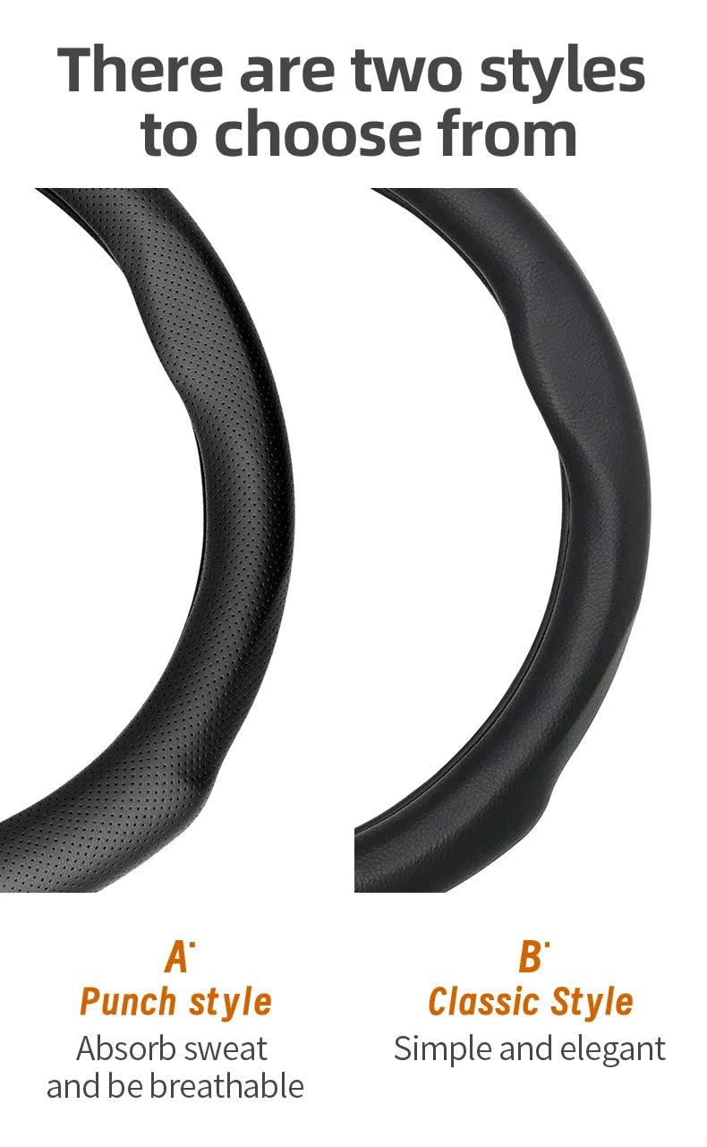 Couvre Volant Cupra Formentor, Leon Sportstourer, Born, Ateca, Tavascan, Terramar en Cuir Perforé, Forme en D