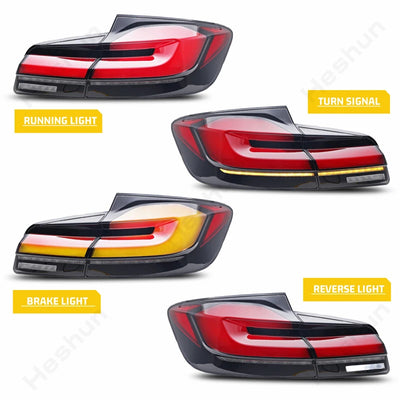 Feux Arrière LED BMW Série 5 F10 F18 M5 2011-2017 Complets