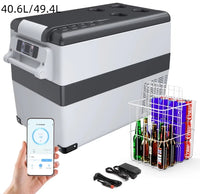 Glacière Électrique Voiture 18 à 50 L Compresseur 12V 24V 230V Application -20 °C