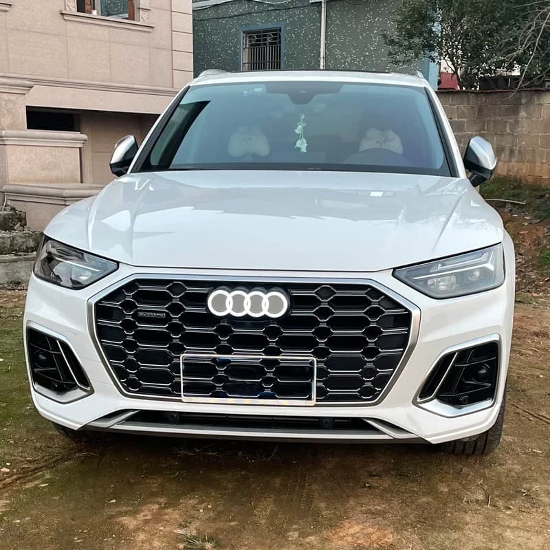 Logo Lumineux Audi Q5 LED Calandre 2013-2024 Noir Argent