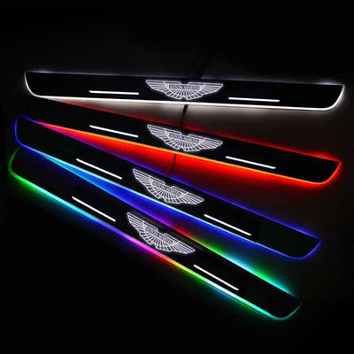 Seuils de porte LED Aston Martin sans fil 7 couleurs