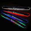 Seuils de porte LED Bentley sans fil 7 couleurs changeantes