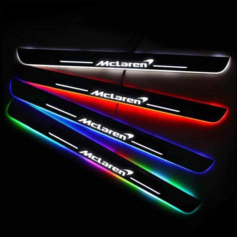 Seuils de Porte LED McLaren sans Fil 7 Couleurs Aimantés