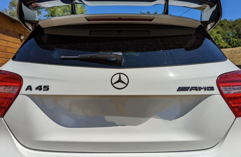 Badges coffre Mercedes A45 A35 AMG noir