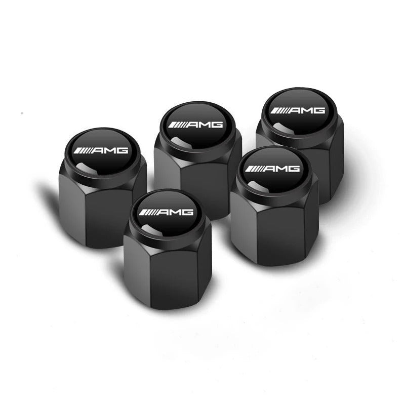 Bouchon Valve Mercedes AMG métal noir