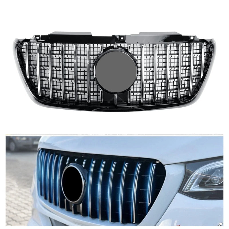 Grille Calandre Avant Mercedes Sprinter W907 W910 GT Style 2018-2023 — vue de profil