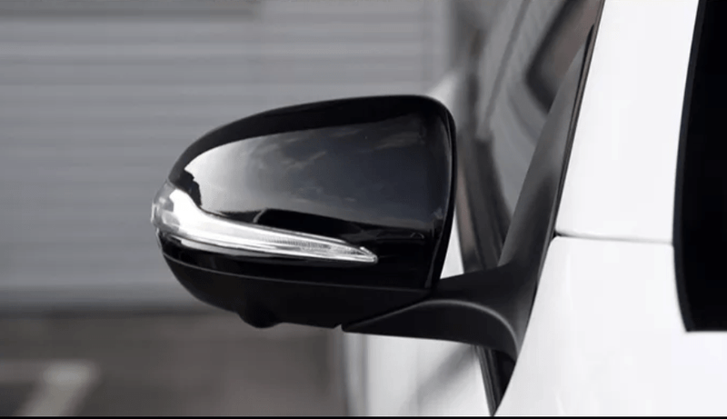 Coques rétroviseurs Mercedes GLC W253 noir brillant