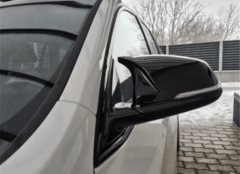 Coques rétroviseurs BMW X2 F39 noir brillant