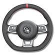 Couvre Volant Golf 7 GTI R Cuir Alcantara Surpiqures 38cm