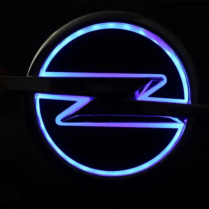 Emblème LED Opel Arrière 13.3x10.1cm Multicolore 4