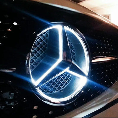 Emblème Lumineux Mercedes LED Calandre 18,5cm 12V  2