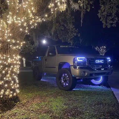 Emblème lumineux GMC LED - Logo éclairé grille voi 4