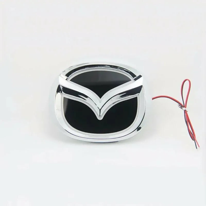 Emblème LED Mazda 5D lumineux arrière 12.0x9.5cm bleu rouge blanc