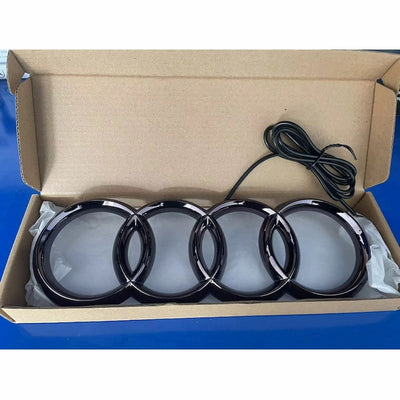 Emblème Audi Lumineux Calandre LED Noir Chromé Dyn 5