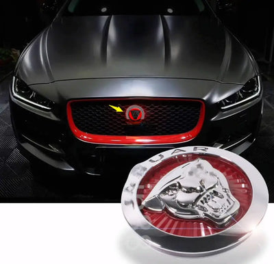 Emblème Jaguar LED 4D lumineux pour calandre avant 2 tailles