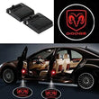 Projecteurs LED Porte Dodge Sans Fil 2x Logo Charger
