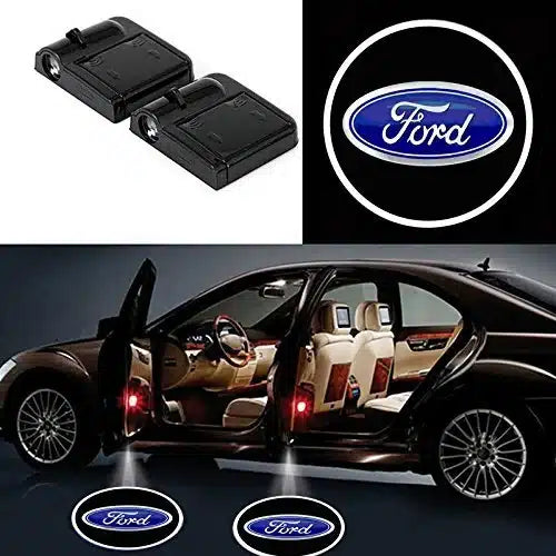 Projecteurs LED porte Ford 2x avec logo — Sans fil auto