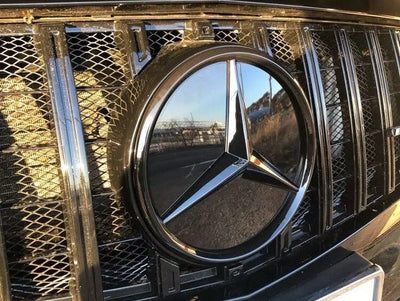 Emblème calandre Mercedes étoile miroir