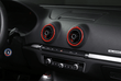 Cerclages aération Audi A3 8V colorés