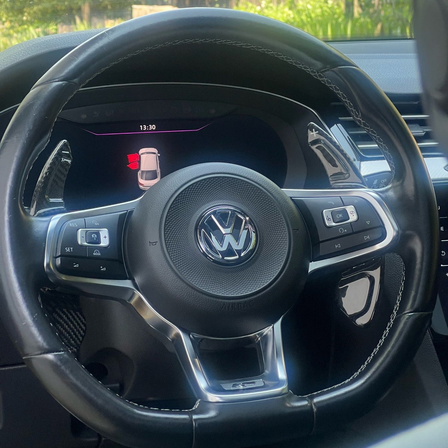 Palette de Changement de Vitesse pour Volant de Voiture, Autocollant  d'Extension pour VW Golf 7 7.5 GTI MK7 GTE GTD RLINE Volksswage Polo  Scirocco Jetta GLI - AliExpress