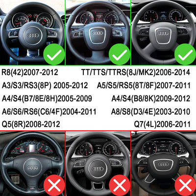 2x Extensions palettes au volant Audi (10-18)