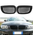 Grille Calandre Noire Mate BMW E81 E87 Série 1 2004-2007