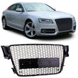 Grille Calandre Noire Nid d'Abeille RS5 Audi A5 B8 2007-2017