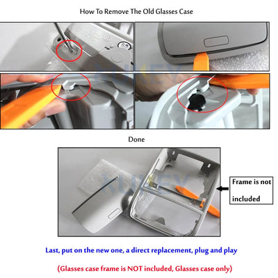 Rangement Étui à Lunettes Volkswagen Golf Passat Tiguan