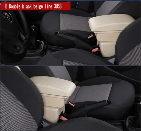 Accoudoir Central Citroën C3 et C4 Cactus avec Rangement et Prises USB