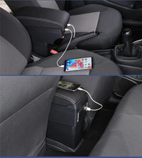 Accoudoir Central Citroën C3 et C4 Cactus avec Rangement et Prises USB