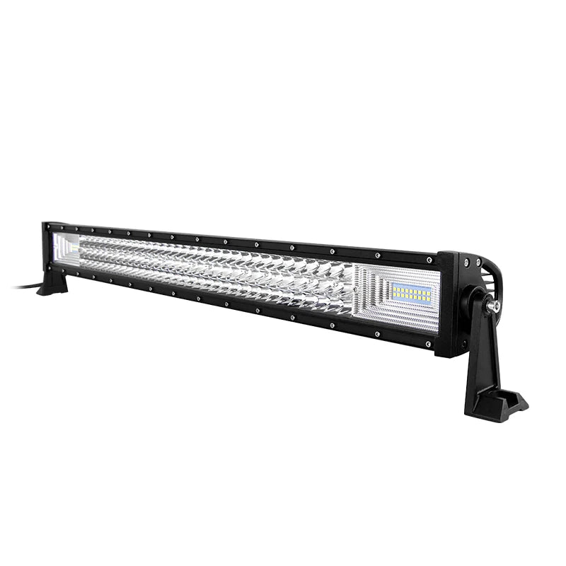 Barre LED Tout-Terrain 3 Rangées 7D 21 à 52 Pouces 270 à 675 W 12V 24V