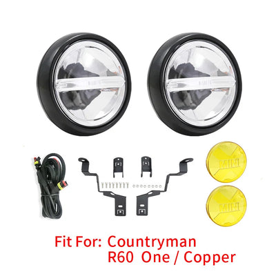 Feux Antibrouillard LED Rallye Mini Cooper F56 R56 Noir