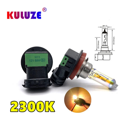 Ampoules Halogènes H1 H3 H4 H7 H8 H11 (Kit 2 Pièces)