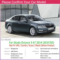 Bavettes Garde-Boue Skoda Octavia 3 MK3 A7 5E 2014-2019