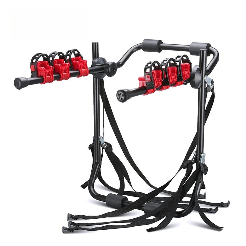 Porte-Vélos de Coffre 3 Vélos Acier 60 kg