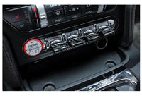 Cache Boutons Console Ford Mustang 2015-2020 Kit 4 Pièces