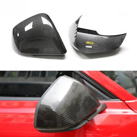 Dry Carbon Rearview Mirror Cover Ford Mustang 2014-2018 Europe or America