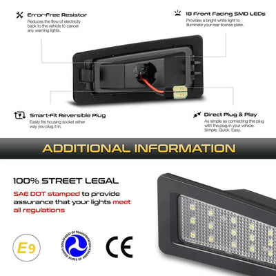 Feux de Plaque LED Mazda 3 CX-3