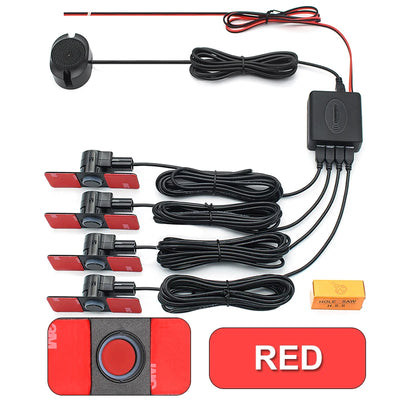 Radar de Recul GreenYi 4 Capteurs Plats 13 mm