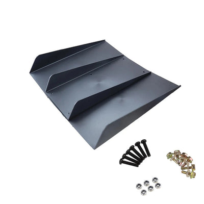 Diffuseur Universel de Pare-Chocs Arrière Ailerons Requin ABS Noir