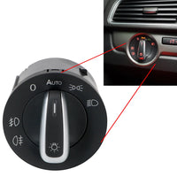 Bouton d'Éclairage Volkswagen Passat B6 B7 Golf 5 6 — vue de profil