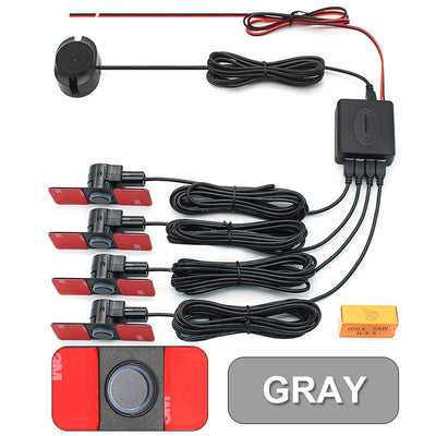 Radar de Recul GreenYi 4 Capteurs Plats 13 mm
