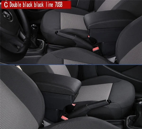 Accoudoir Central Citroën C3 et C4 Cactus avec Rangement et Prises USB