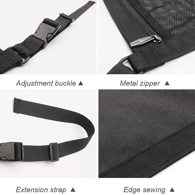 Rangement de Plafond SEAMETAL Filet Zippé 80 x 55 cm