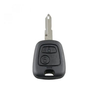 Coque de Clé Peugeot 106 206 306 406 Télécommande 2 Touches Version Complète