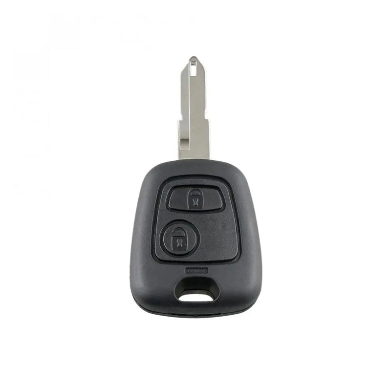 Coque de Clé Peugeot 106 206 306 406 Télécommande 2 Touches Version Complète