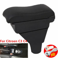 Accoudoir Central Citroën C3 C4 Rangement Simple ou Double 3 USB